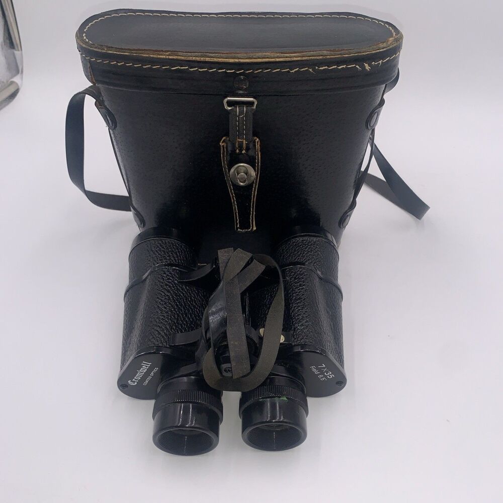 Vintage Continental Binoculars 7X35mm with Case Coated Optics Field 6.5 Degree